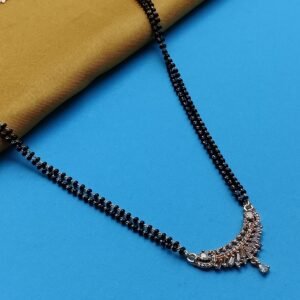 Elegant Double-Strand Mangalsutra with Designer Pendant