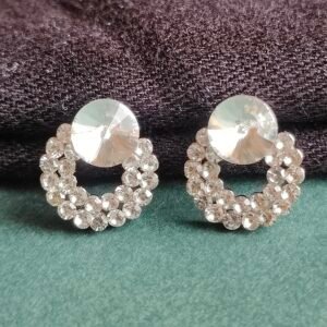 Elegant Crystal Stud Earrings for Women